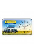 Logo baskılı promosyon bombe duvar saati 25.3 x 47 cm plastik çerçeveli